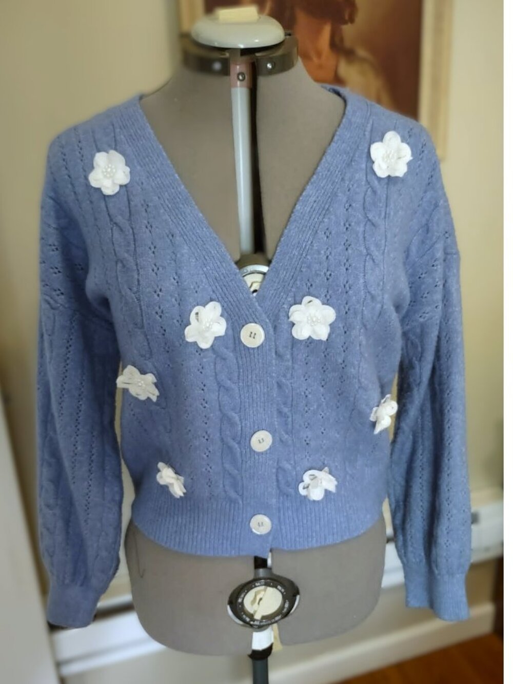 3D Flower Cardigan